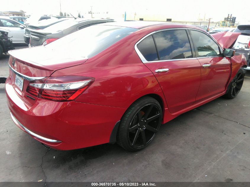 2017 HONDA ACCORD SEDAN SPORT - 1HGCR2F50HA046629