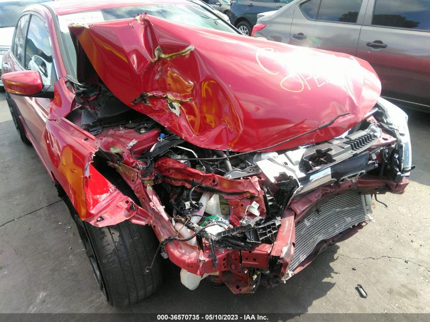 2017 HONDA ACCORD SEDAN SPORT - 1HGCR2F50HA046629