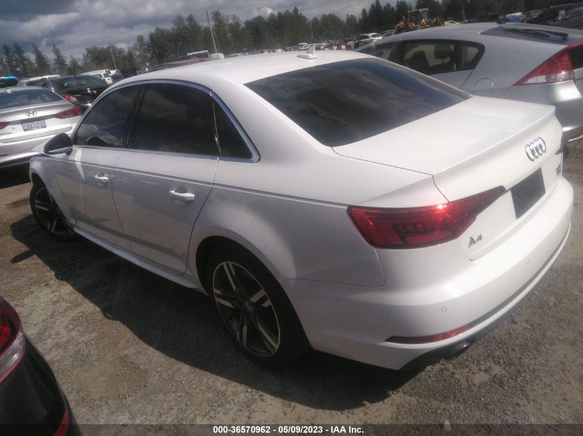 2017 AUDI A4 PREMIUM PLUS - WAUENAF46HN001141