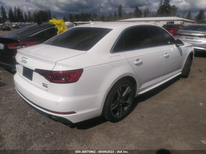 2017 AUDI A4 PREMIUM PLUS - WAUENAF46HN001141