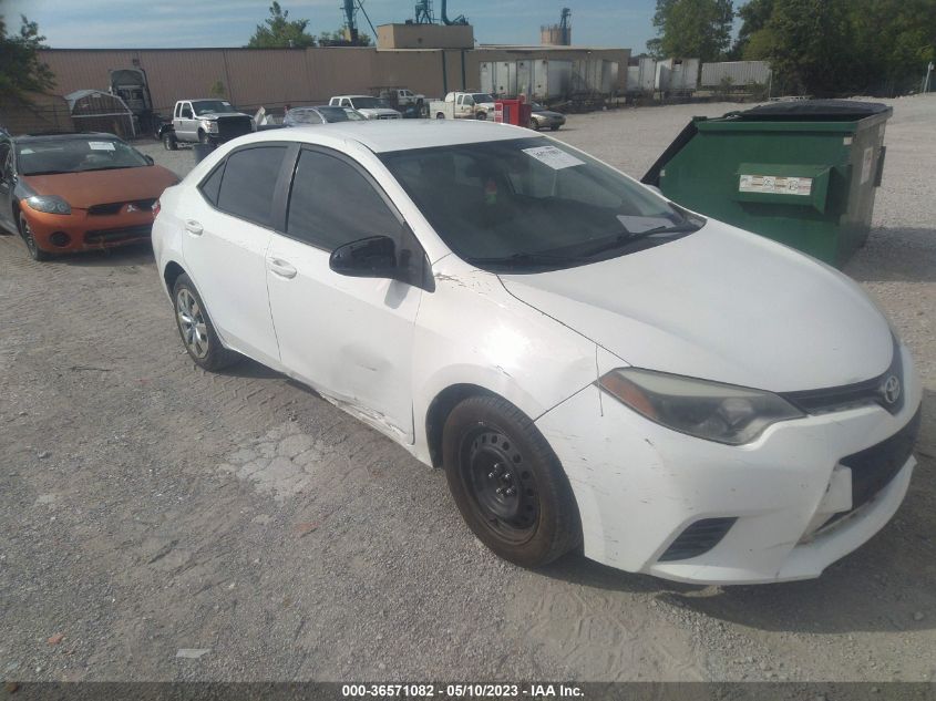 2015 TOYOTA COROLLA L/LE/S/S PLUS/LE PLUS - 2T1BURHE6FC322514