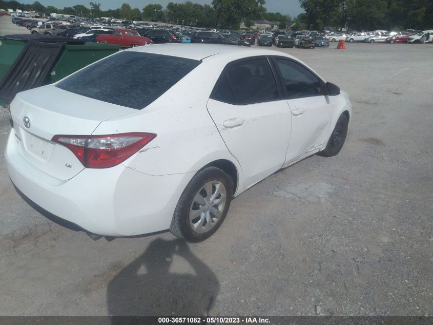 2015 TOYOTA COROLLA L/LE/S/S PLUS/LE PLUS - 2T1BURHE6FC322514