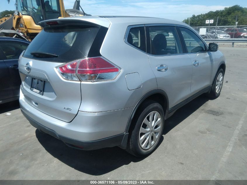 2015 NISSAN ROGUE S - KNMAT2MV0FP584929