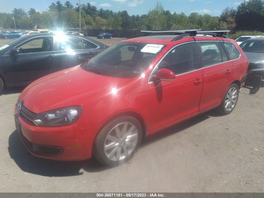 2014 VOLKSWAGEN JETTA SPORTWAGEN SE W/SUNROOF - 3VWPP7AJ5EM627546