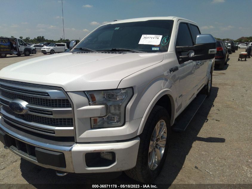 2015 FORD F-150 PLATINUM - 1FTEW1EG0FFC15867
