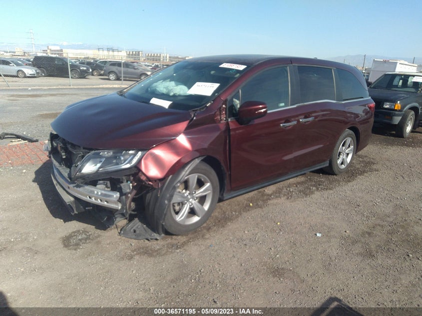 VIN 5FNRL6H72KB020628 2019 HONDA ODYSSEY EX-L