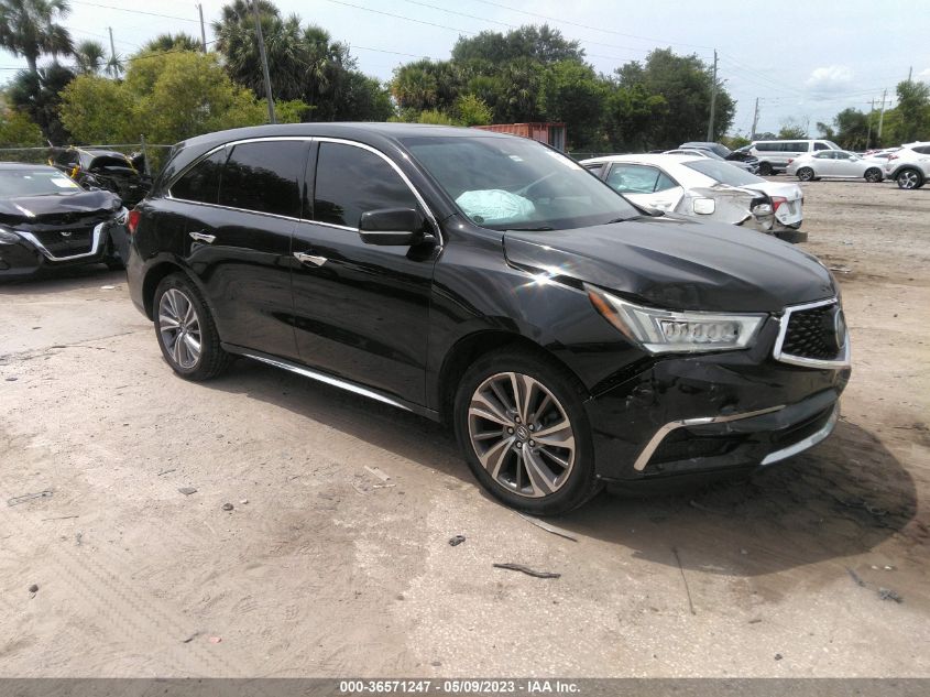2017 ACURA MDX W/TECHNOLOGY - 5FRYD3H72HB003018