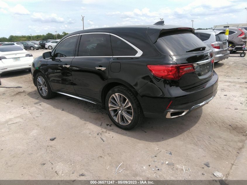 2017 ACURA MDX W/TECHNOLOGY - 5FRYD3H72HB003018