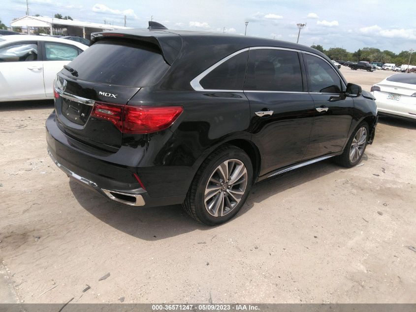 2017 ACURA MDX W/TECHNOLOGY - 5FRYD3H72HB003018