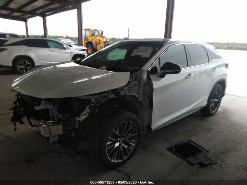 2020 LEXUS RX RX 450H F SPORT - 2T2YGMDA2LC056052