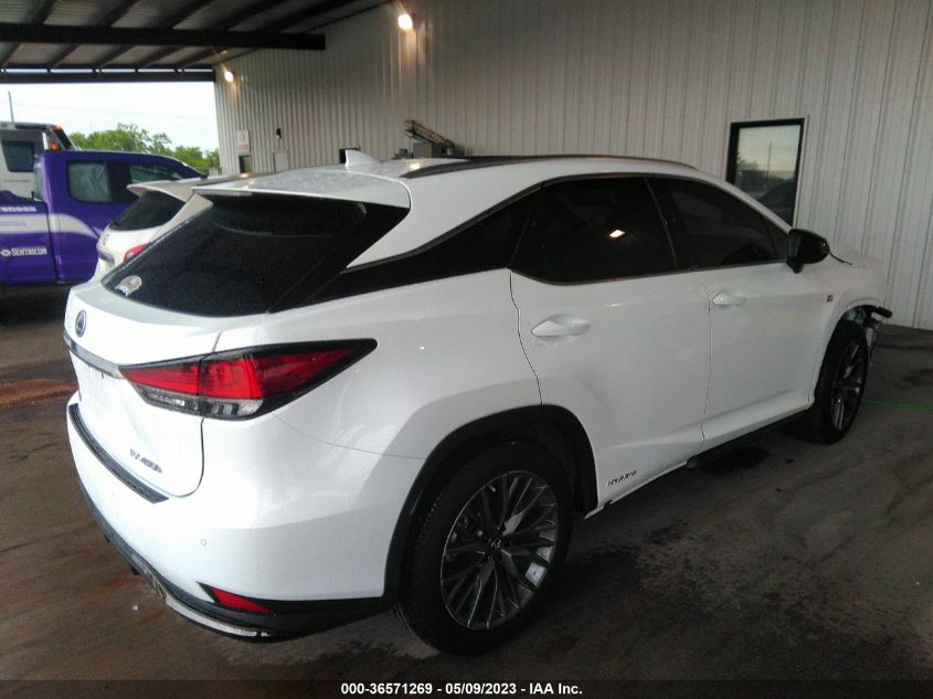 2020 LEXUS RX RX 450H F SPORT - 2T2YGMDA2LC056052