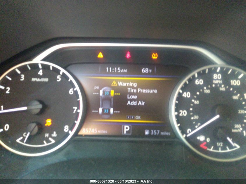 2017 NISSAN MAXIMA SV - 1N4AA6AP9HC406360