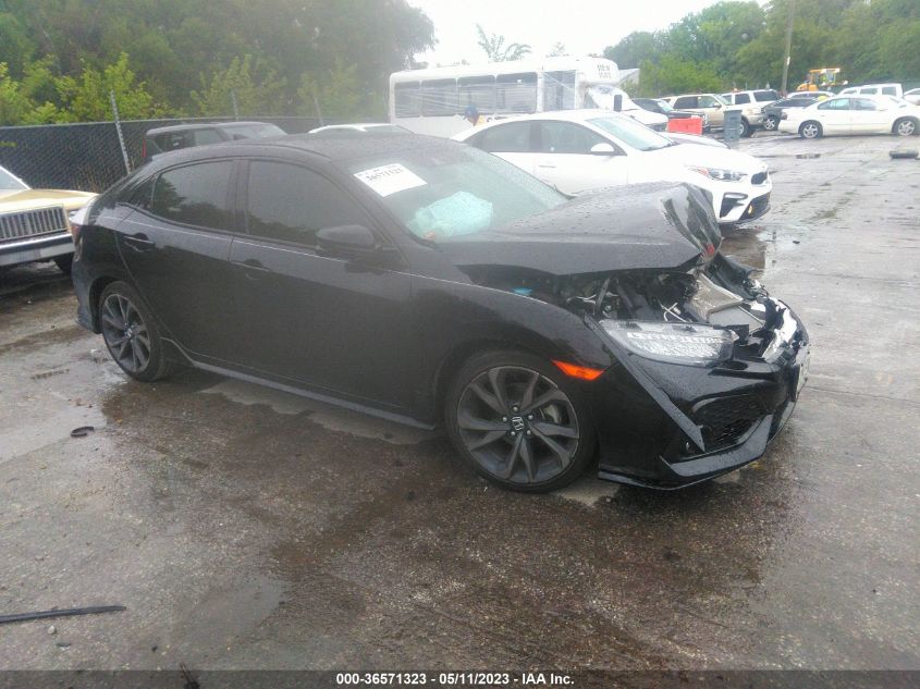 2018 HONDA CIVIC HATCHBACK SPORT TOURING - SHHFK7H93JU239074