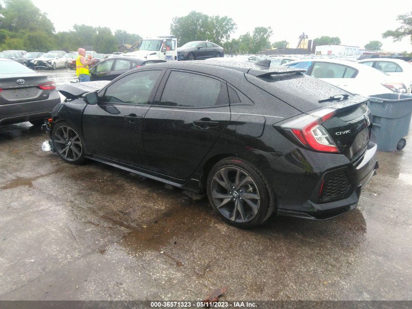 2018 HONDA CIVIC HATCHBACK SPORT TOURING - SHHFK7H93JU239074