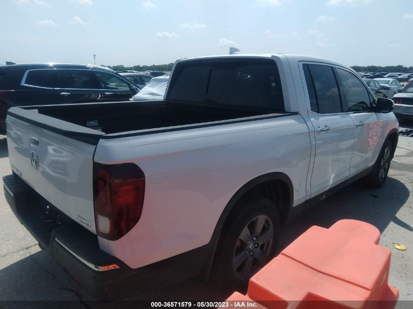 2020 HONDA RIDGELINE RTL-E - 5FPYK3F70LB006123