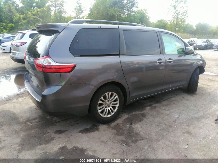 2015 TOYOTA SIENNA XLE/XLE AAS/LTD - 5TDYK3DC0FS629945