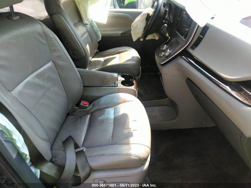 2015 TOYOTA SIENNA XLE/XLE AAS/LTD - 5TDYK3DC0FS629945