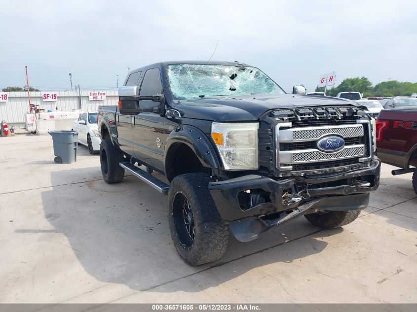 2015 FORD SUPER DUTY F-250 SRW LARIAT/PLATINUM - 1FT7W2BT3FEA31142