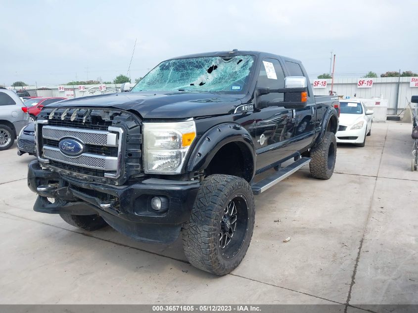 2015 FORD SUPER DUTY F-250 SRW LARIAT/PLATINUM - 1FT7W2BT3FEA31142