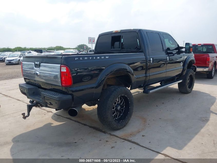 2015 FORD SUPER DUTY F-250 SRW LARIAT/PLATINUM - 1FT7W2BT3FEA31142
