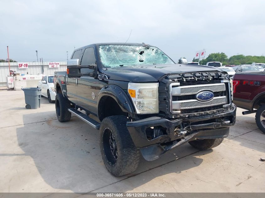 2015 FORD SUPER DUTY F-250 SRW LARIAT/PLATINUM - 1FT7W2BT3FEA31142