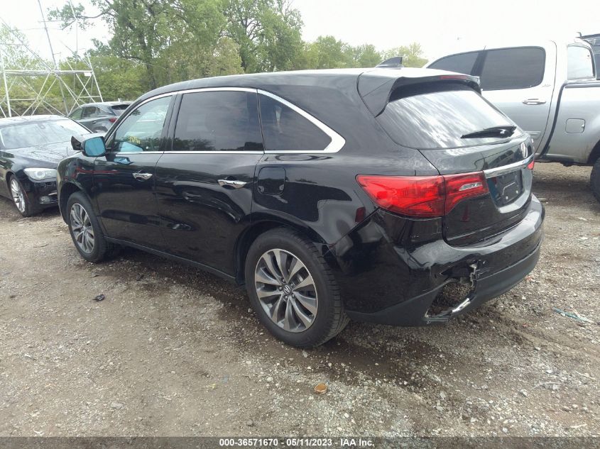 2014 ACURA MDX TECH PKG - 5FRYD3H46EB010605