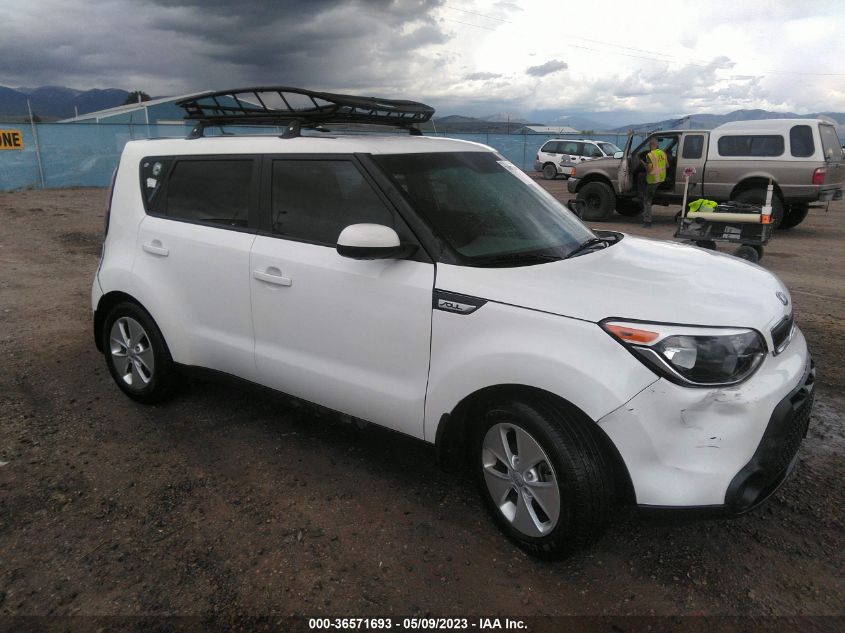 2016 KIA SOUL BASE - KNDJN2A27G7271057