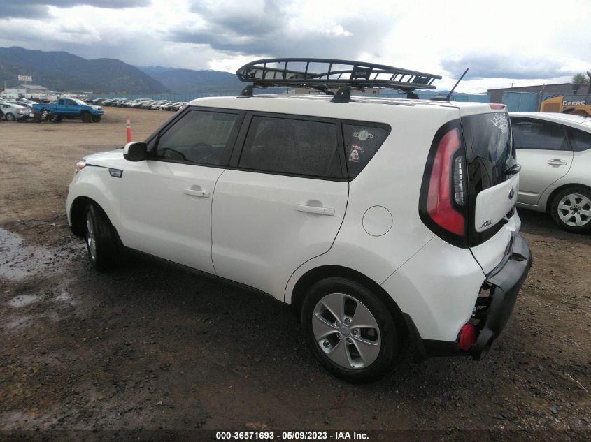 2016 KIA SOUL BASE - KNDJN2A27G7271057