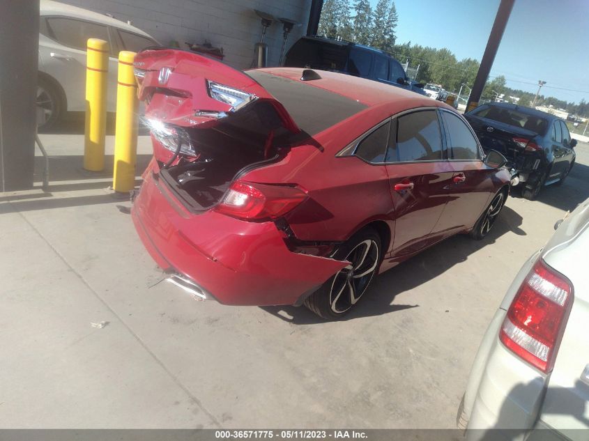 2021 HONDA ACCORD SEDAN SPORT - 1HGCV1F3XMA026614