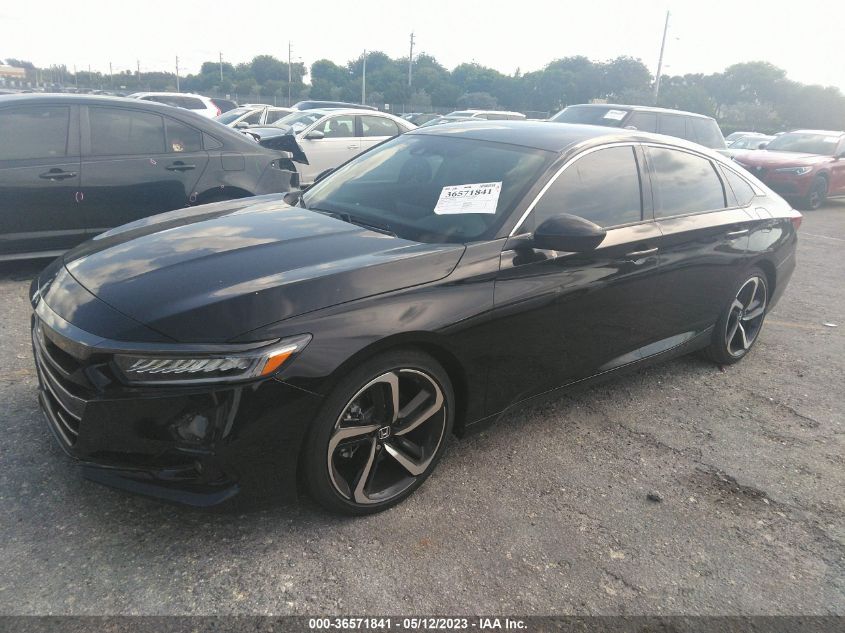 2022 HONDA ACCORD SEDAN SPORT SE - 1HGCV1F41NA107401
