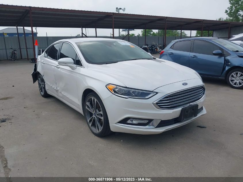 2018 FORD FUSION TITANIUM/PLATINUM - 3FA6P0K99JR186291