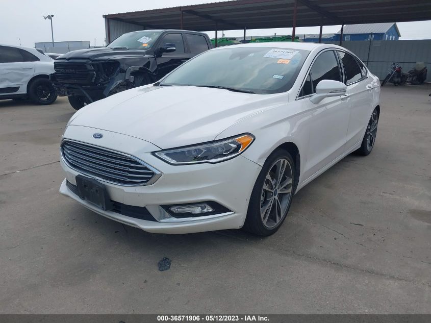 2018 FORD FUSION TITANIUM/PLATINUM - 3FA6P0K99JR186291