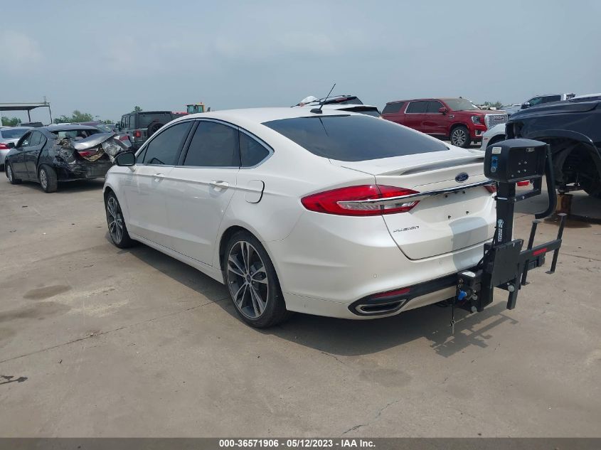 2018 FORD FUSION TITANIUM/PLATINUM - 3FA6P0K99JR186291