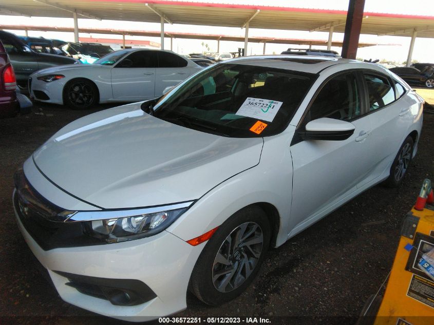 2016 HONDA CIVIC SEDAN EX-T - 19XFC1F31GE030506