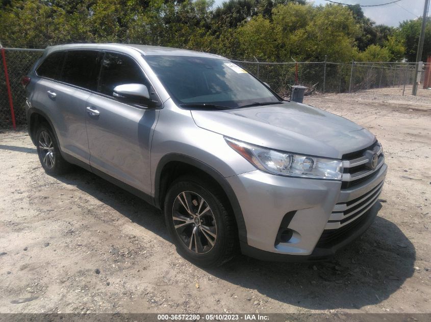 2019 TOYOTA HIGHLANDER LE - 5TDZARFH1KS058432