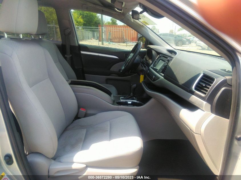 2019 TOYOTA HIGHLANDER LE - 5TDZARFH1KS058432