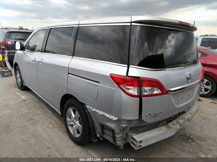 2014 NISSAN QUEST SV - JN8AE2KP6E9106844