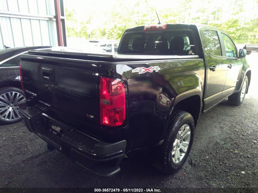 2022 CHEVROLET COLORADO 4WD LT - 1GCGTCEN6N1173289