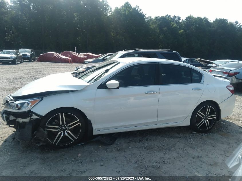 2016 HONDA ACCORD SEDAN SPORT - 1HGCR2F53GA091711