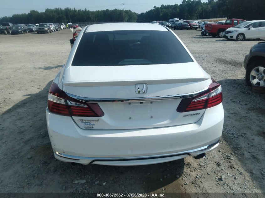 2016 HONDA ACCORD SEDAN SPORT - 1HGCR2F53GA091711