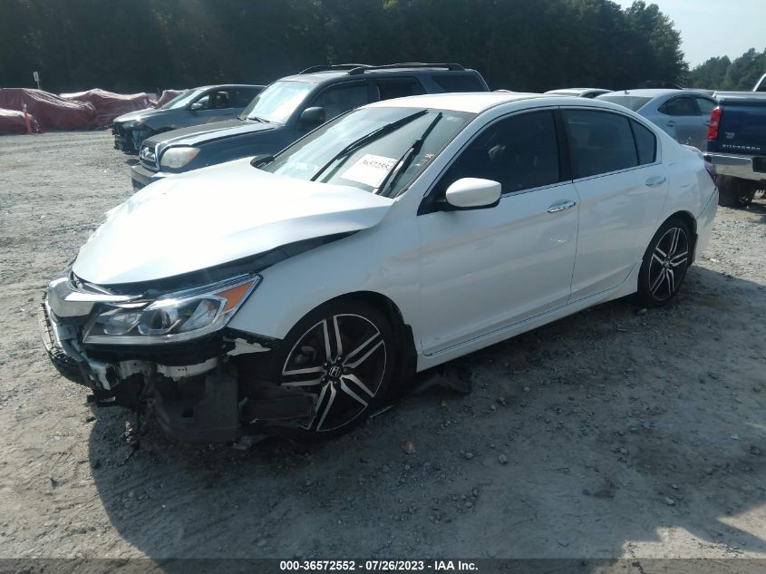 2016 HONDA ACCORD SEDAN SPORT - 1HGCR2F53GA091711