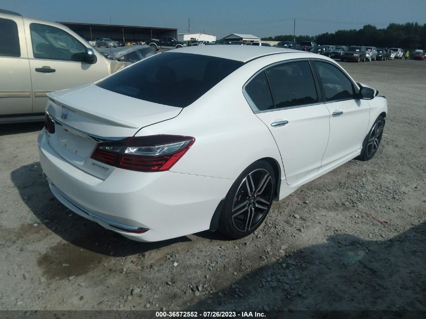 2016 HONDA ACCORD SEDAN SPORT - 1HGCR2F53GA091711