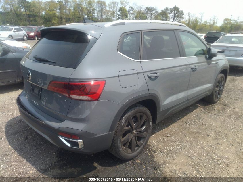 2022 VOLKSWAGEN TAOS SEL - 3VV1X7B25NM009225