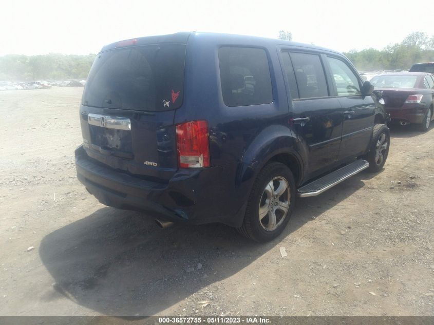2013 HONDA PILOT EX-L - 5FNYF4H5XDB027626
