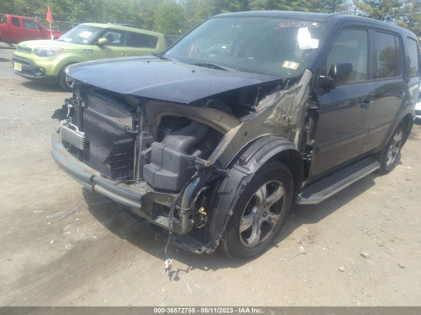2013 HONDA PILOT EX-L - 5FNYF4H5XDB027626