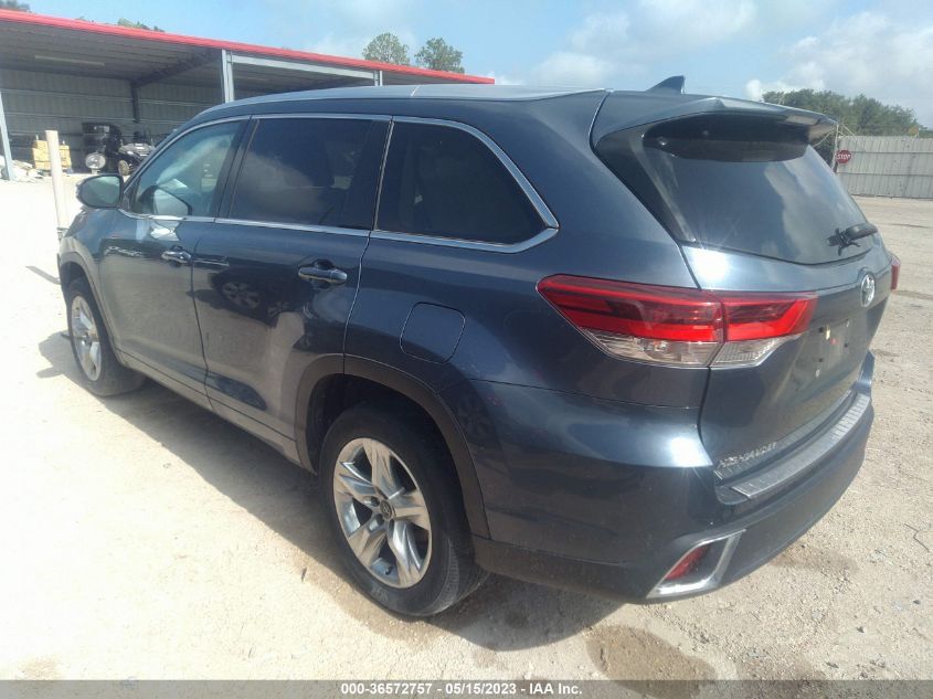 2017 TOYOTA HIGHLANDER LIMITED - 5TDYZRFH8HS226774
