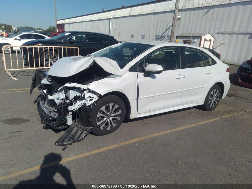 2022 TOYOTA COROLLA HYBRID LE - JTDEAMDE8N3012497