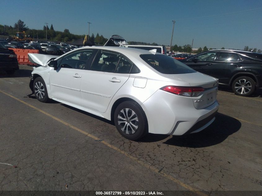 2022 TOYOTA COROLLA HYBRID LE - JTDEAMDE8N3012497