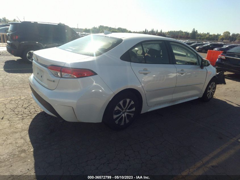 2022 TOYOTA COROLLA HYBRID LE - JTDEAMDE8N3012497