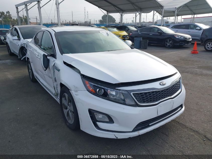 2014 KIA OPTIMA HYBRID LX - KNAGM4AD4E5065789